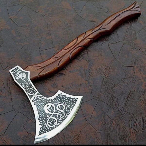 Patterned Engrave Axe (8-Inch )