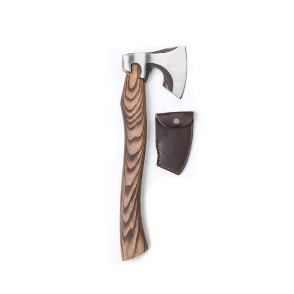 Pack of Two Axe & Leather Sheath Knife - Image 2